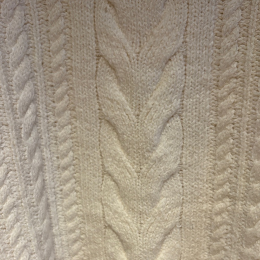 Pilcro Cream Cable Knit Sweater - Picture 5 of 9